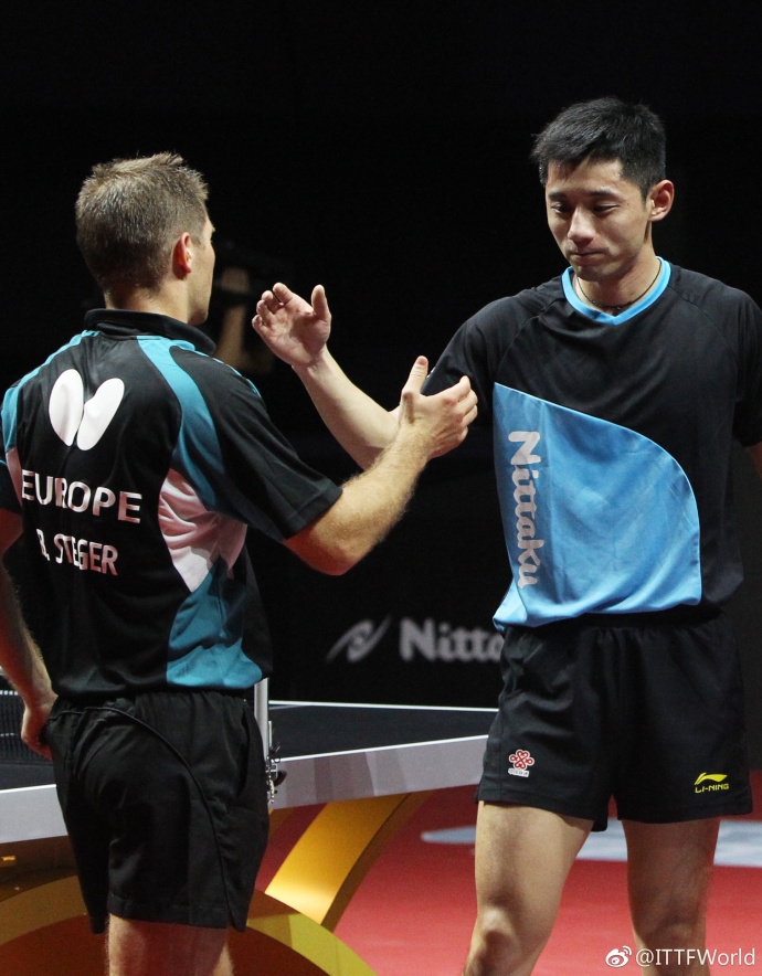 德国队碾压中国队,张继科关键制胜 德国队碾压中国队,张继科关键制胜